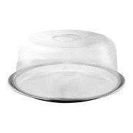 Boleira 31cm Aço Inox Com Tampa Acrílica Mimo Style